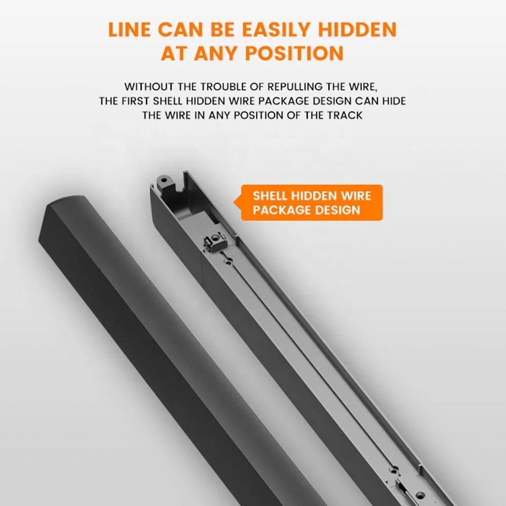 Indoor Shop Art Gallery Lighting System 7W 12W 20W Magnetic Led Track Light For Commercial