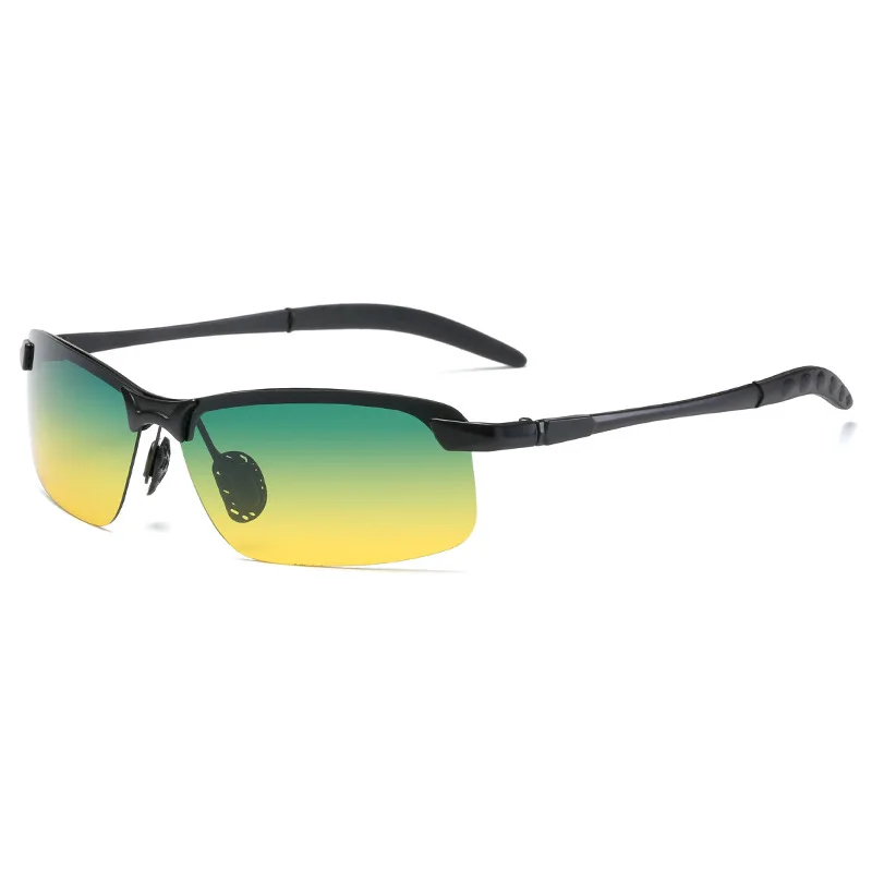 Drop shipping Day and night polarized photochromic vision glasses driving sunglasses for