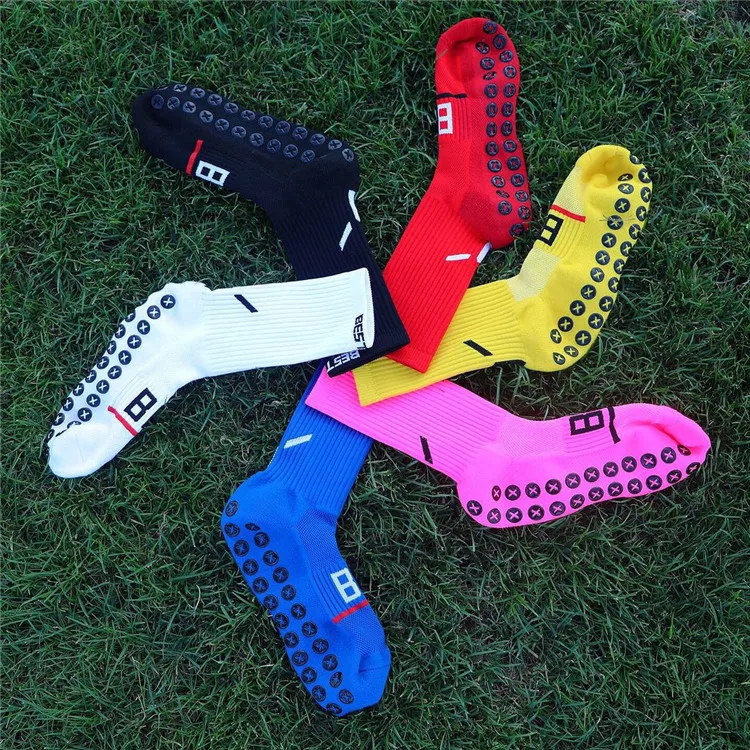 Custom Logo Football Socks Professional Anti Slip Grip Soccer Football Sock High Quality Non Slip Sports Sock Men Women Youth