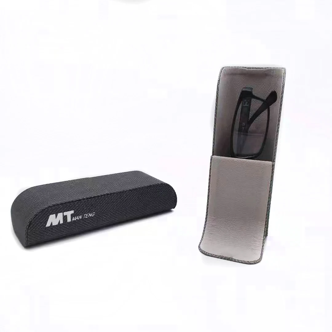 Low MOQ high quality modern stylish PU glasses case handmade sunglasses box