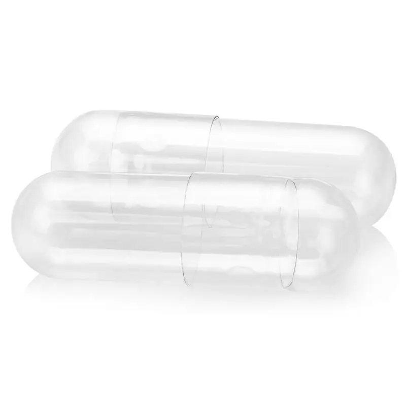 Гидроксипропилметилцеллюлоза прозрачные овощные капсулы Размер 00 #0 # HMPC пустые капсулы