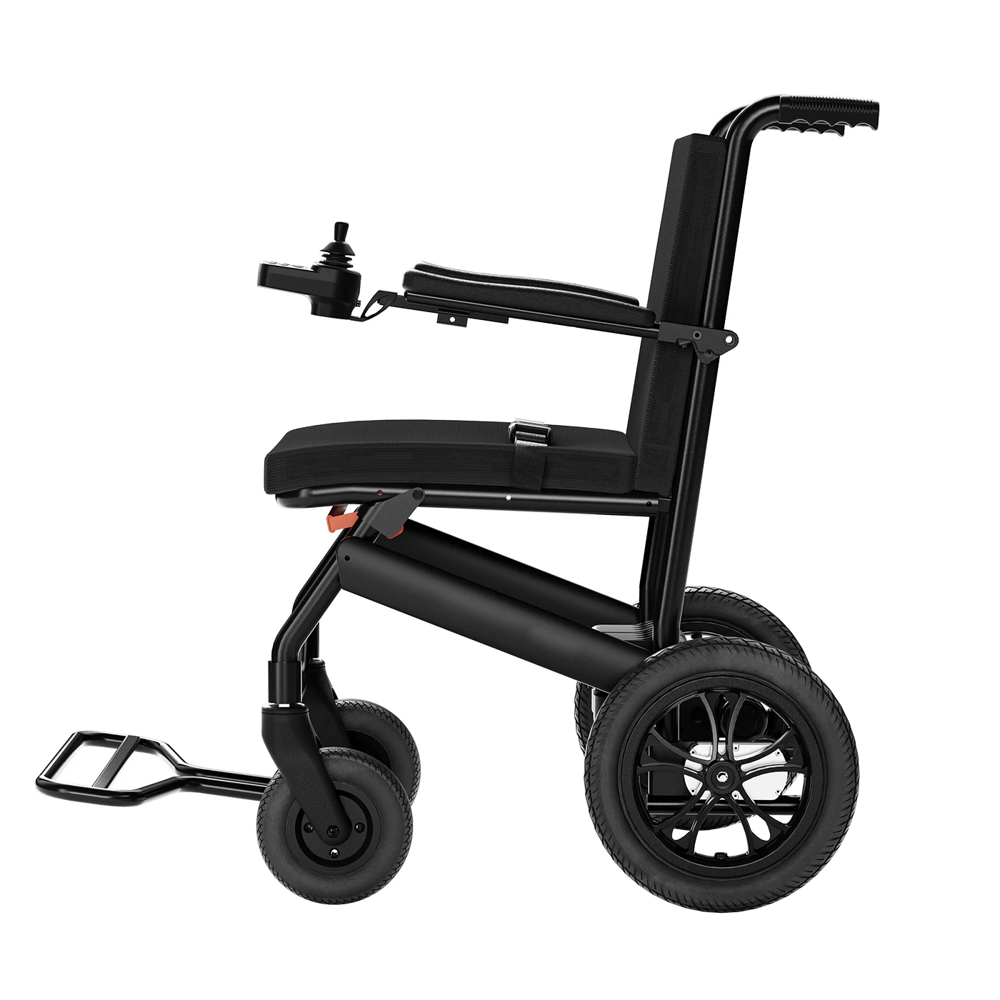 Aluminum Alloy Folding Power Chair Lightweight Portable Electric Wheelchair Remote Control Walker & Rollator for the Disabled