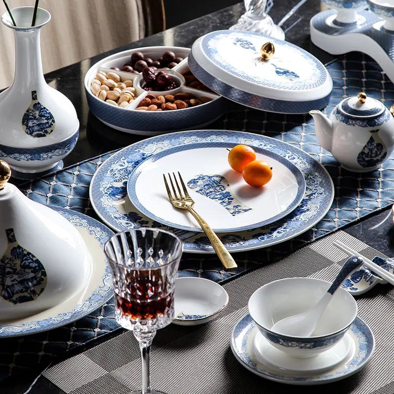Фарфоровая тарелка P & T horeca фарфоровая высококачественные керамические тарелки наборы для ресторана