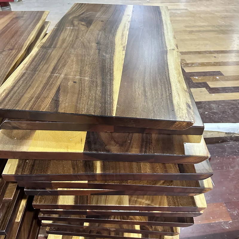 60*27 Inch South American Walnut Solid Wood Kitchen Countertops Island Tops for Vanity & Table Use