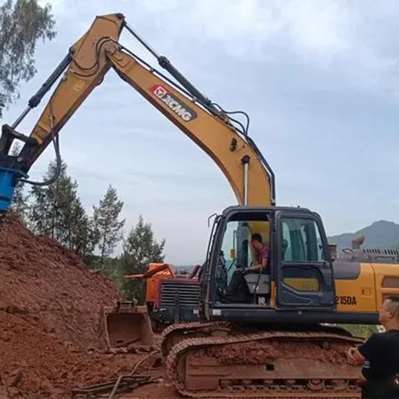 Accurately Control Construction Compact Design Excavator Drum Cutter For 12-17 ton Excavator