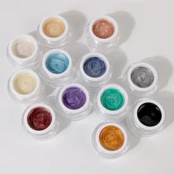 New Product  High Quality Create Your Brand Glitter Color Pearl Metallic Nail Gel Polish