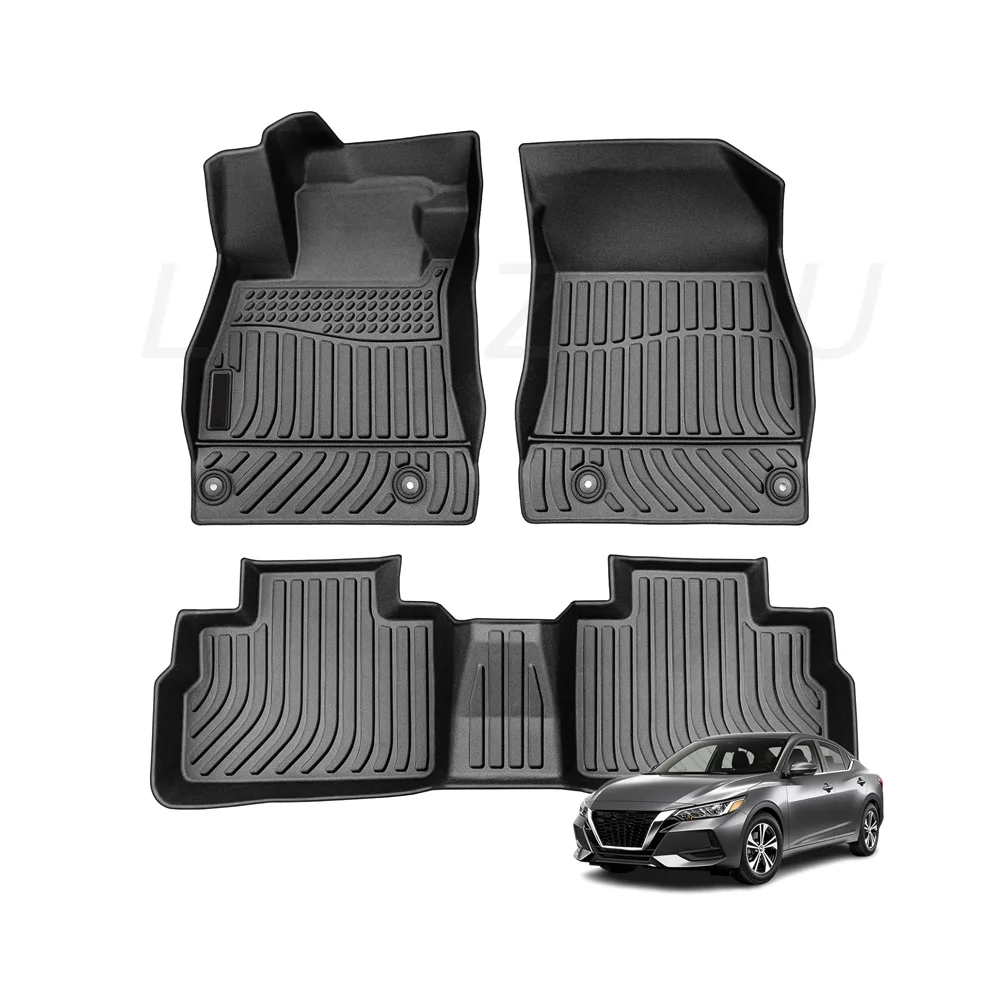 Fits Nissan Sylphy/Sentra 2020-2022 All Weather 3D Molded Floor Mats Front Rear Carpets TPE