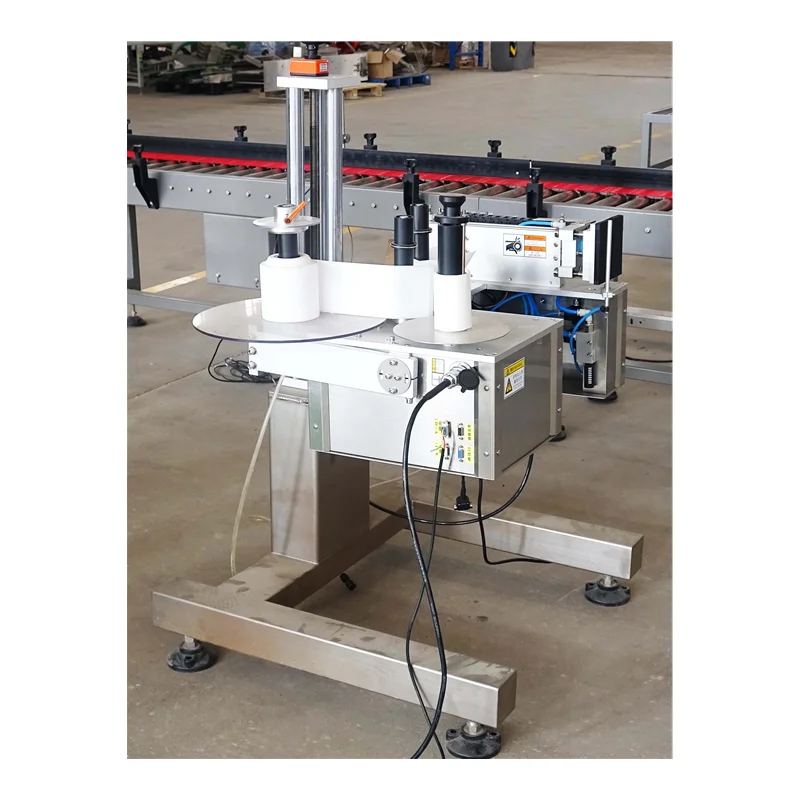 
Lubricant oil plastic bottle using Online Printing and Labeling System Machine 