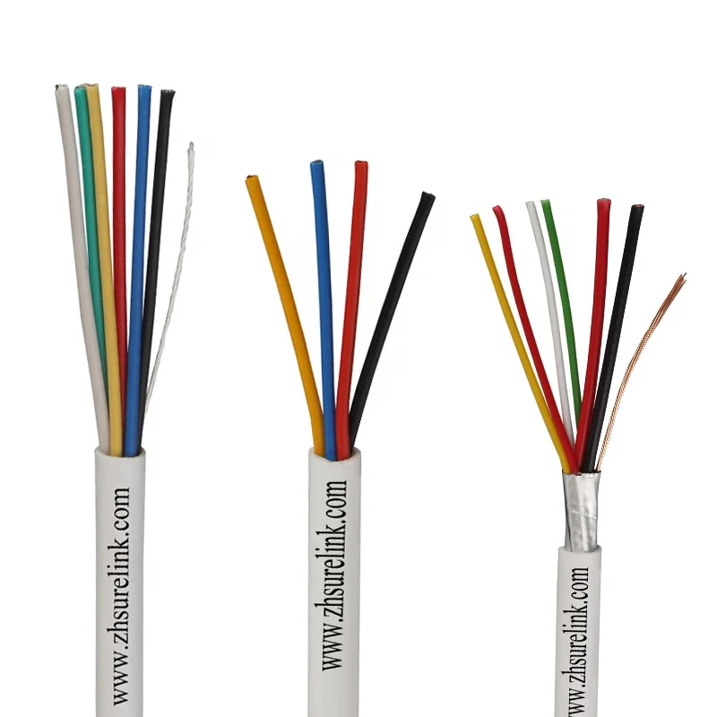 2pairs 22awg stranded tinned copper PVC jacket communication signal cable control cable RS485 shielded cable
