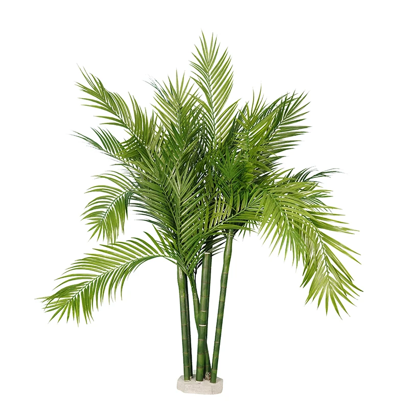 Hourpark big and tall artificial date palm trees for outdoor landscaping decor