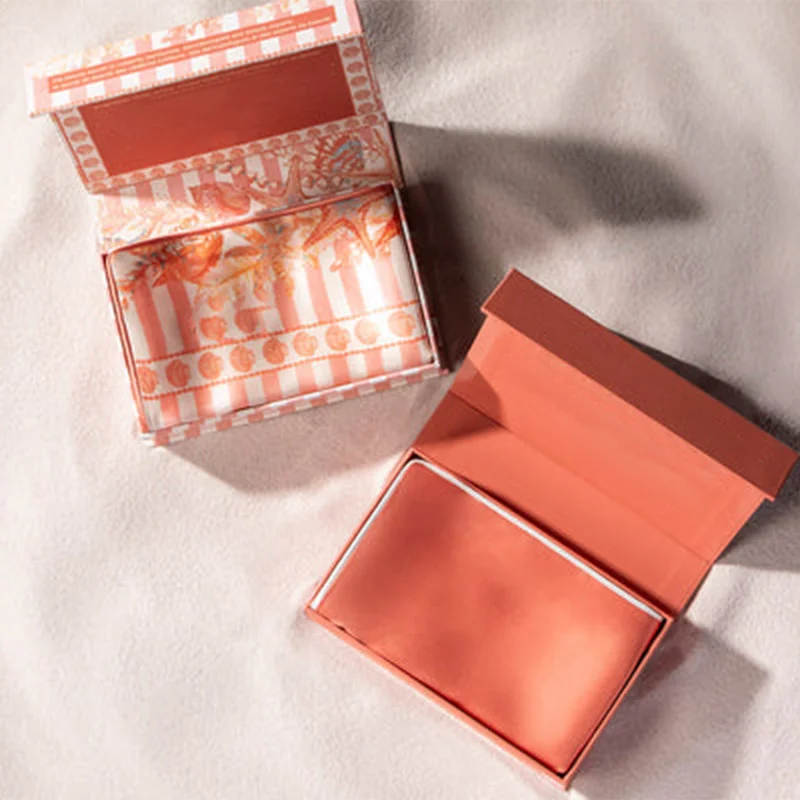 100% Mulberry Silk Pillowcase Single-Sided with Macaron Color Bamboo Fiber Envelope Pure Silk Technique Christmas Gift Set