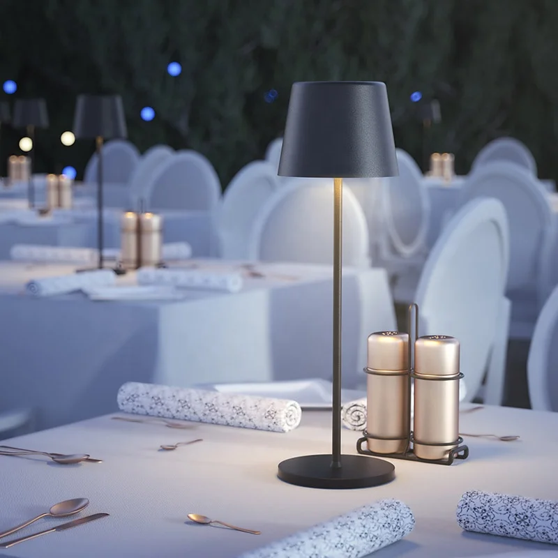 Wholesale Manufacture Rechargeable Table Lamps Luxury Cordless LED Table Lamp