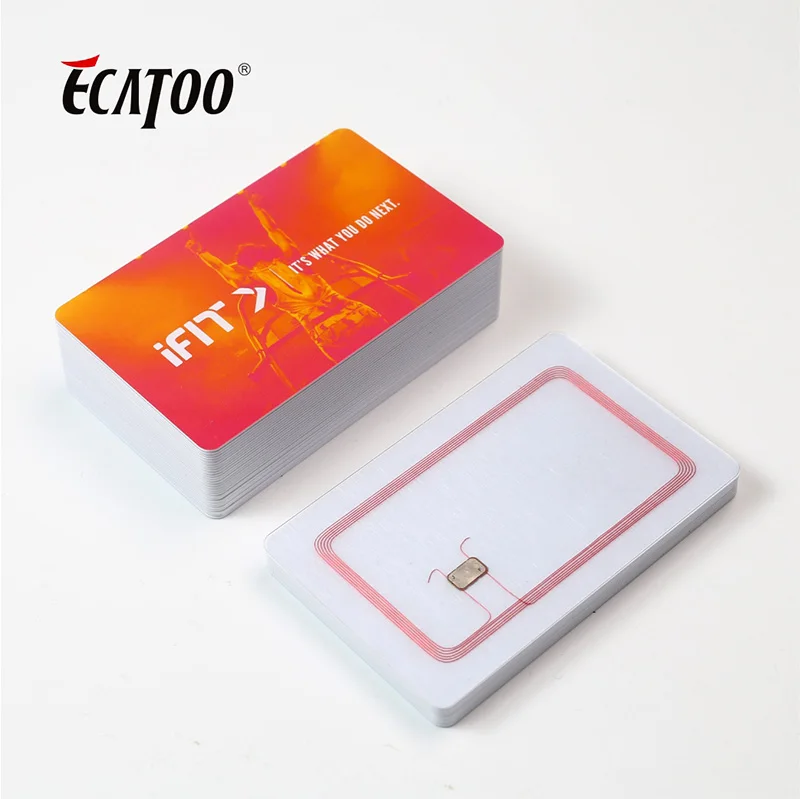 Индивидуальная печать логотипа Кредитная карта размер карты Visa защита smart RFID для системы контроля