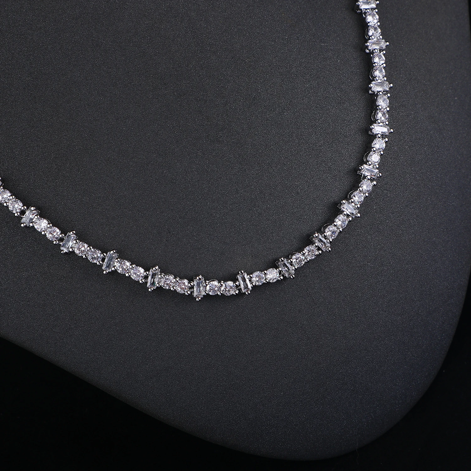 High Quality Zircon CZ Luxury Fashion Necklace Set Jewelry Women Wedding Accessories Bridal Jewelry Sets