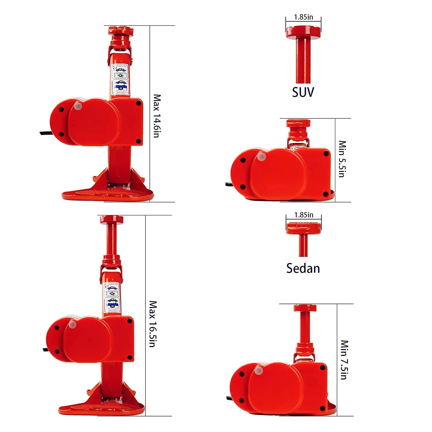 3ton  Scissor Jack Kit 12v Dc 3t Auto Repair Tool Jacks With Impact Wrench Electric Car Jack For Sedans And Suvs
