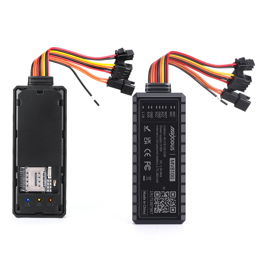Micodus MV810G Motorcycle Security Door Alarm Vehicle Tracker Device Mini 4G Car Gps Anti Theft Wired Realtime Tracking