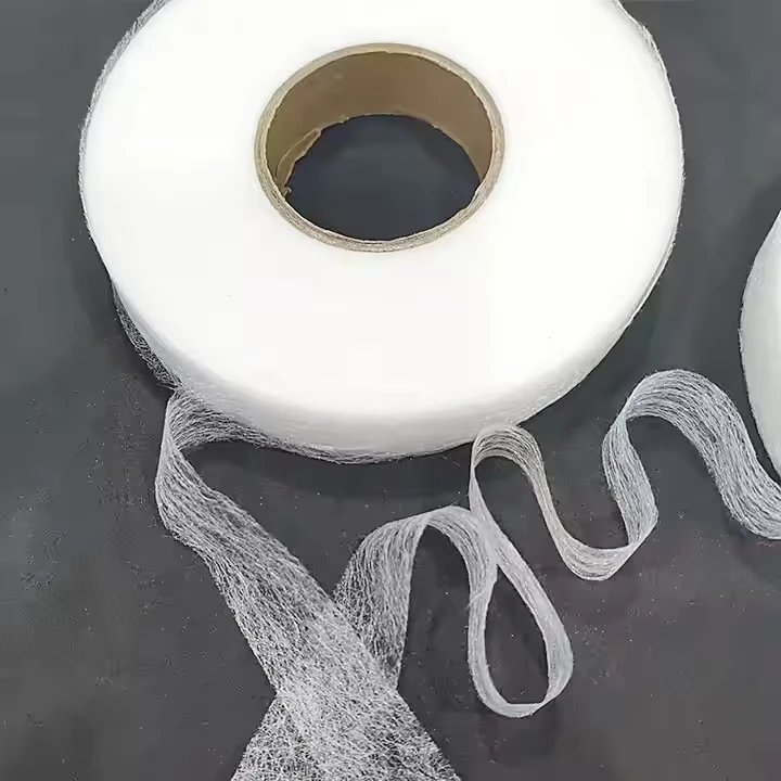 Double Sided Adhesive Tape Fusible Interlining Hot Melt Adhesive Web For Garment