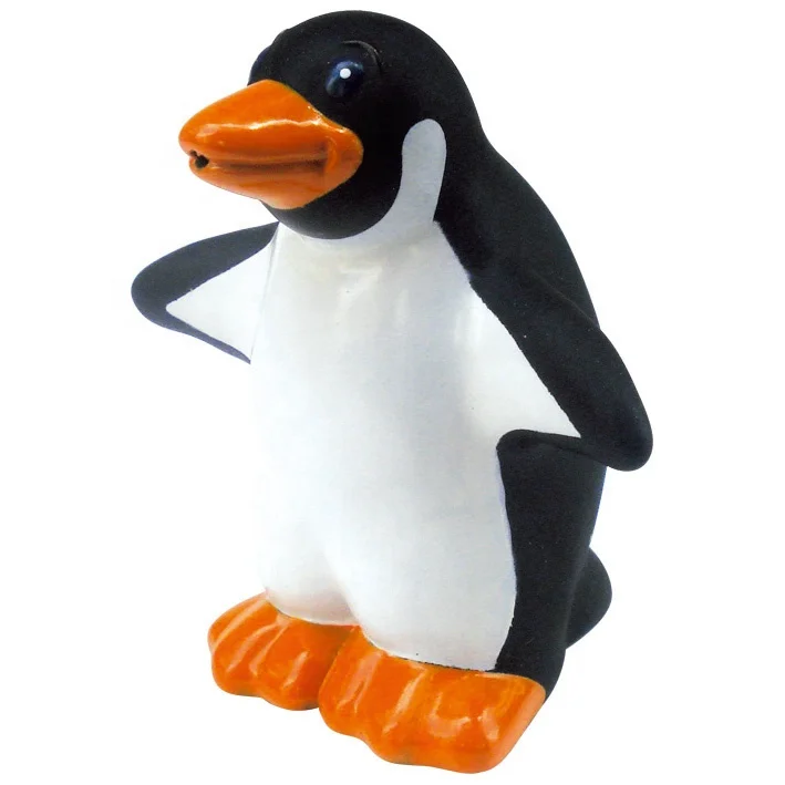 Novelty Bulk Rubber PVC Animal Turtle Plastic Baby Cleanable Squirt Mold Free Penguin Shower Toys Monkey Bath Toy for Kids