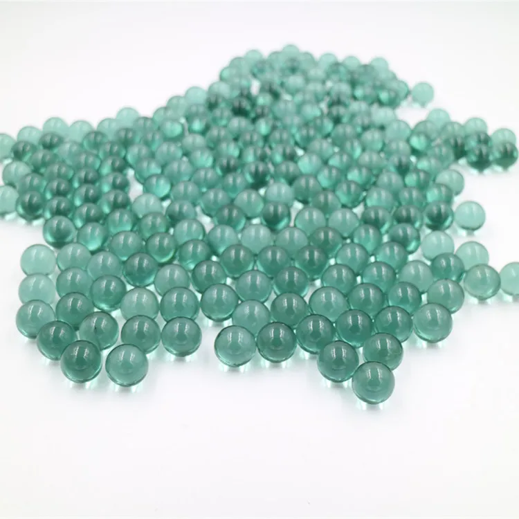 2024 best selling 14mm 16mm crystal glass balls green glass marble