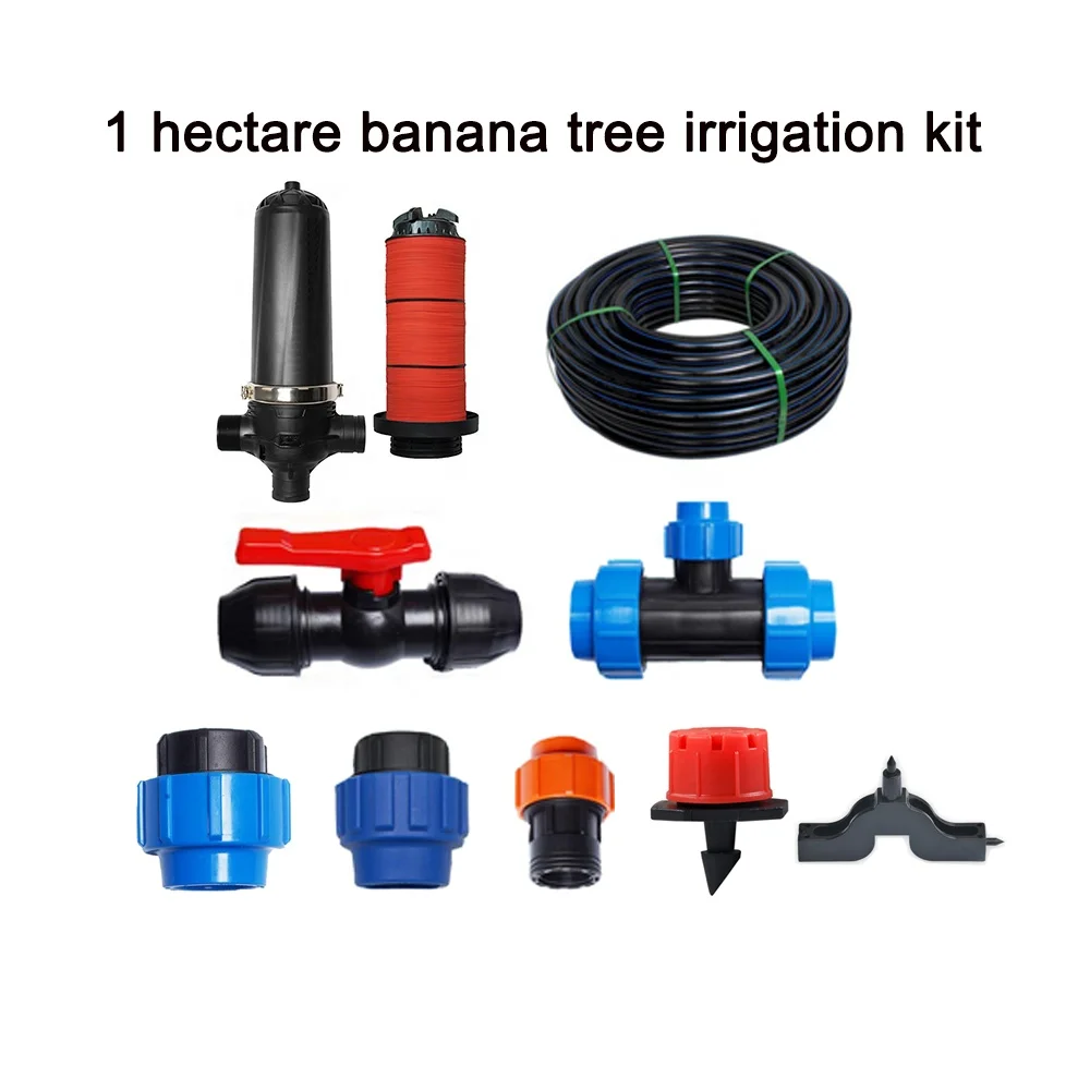 free design 1 hectare banana tree irrigation system with filter dripper and accessories