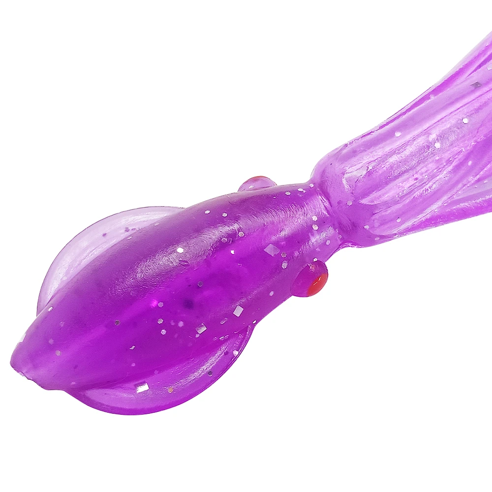 Octopus Fishing Lure Squid Fishing Lure 4cm 6.5cm 8.5cm Souple Soft Plastic OEM Attracting Fish Artificial Soft Bait 4/6.5/8.5cm