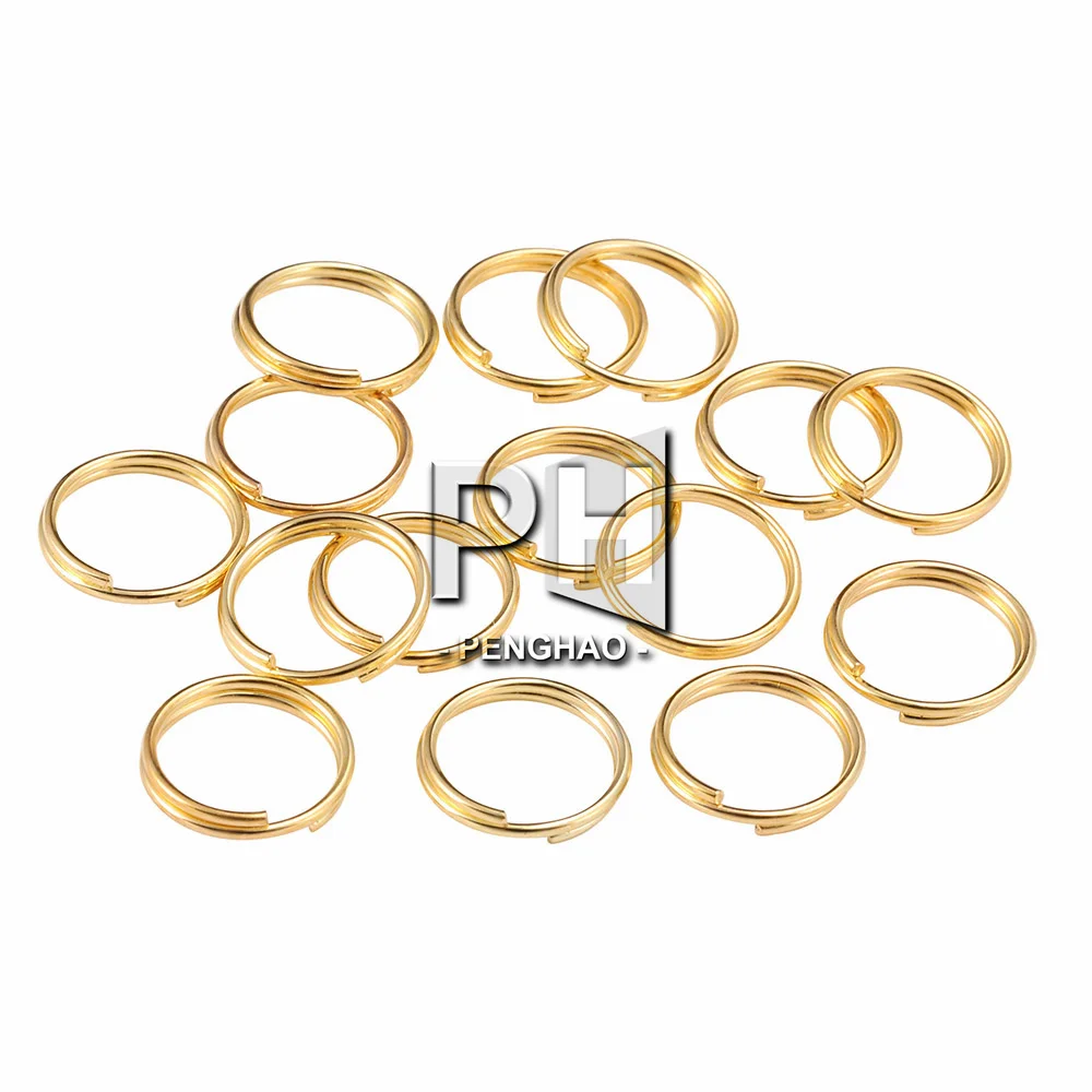 6 8 10 12 mm Open Jump Rings Double Loops Split Rings Connectors for Diy Jewelry Making Finding Accessories Wholesale