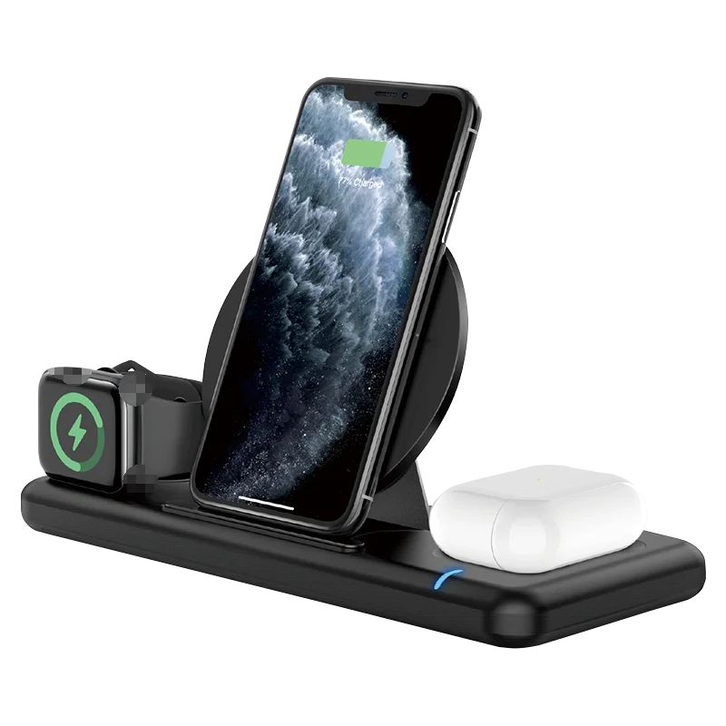  Лучшие продажи Pad Универсальный 10 Вт Быстрое беспроводное зарядное устройство Qi Беспроводное 3 в