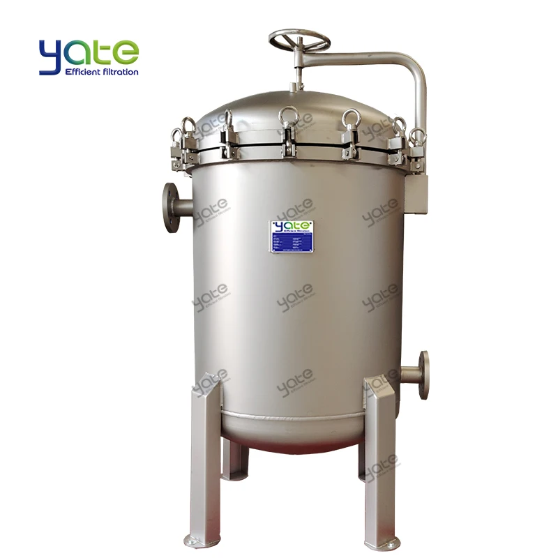 Customized Industry petroleum diesel Cooling Lubricant Oil Single Bag Multi Stainless Steel Bag Filter Housing