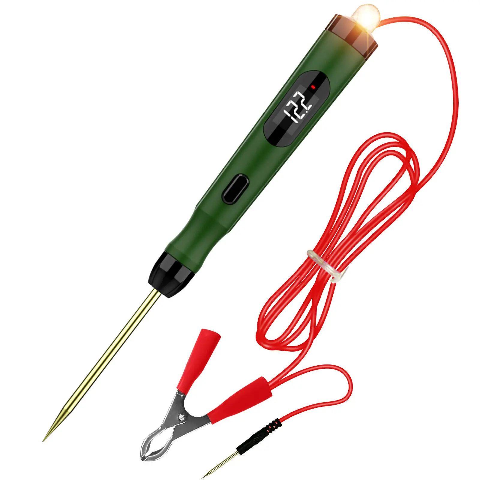 5-30V Universal LCD Digital Car Circuit Tester Power Probe Automotive Diagnostic Tool  Electrical Light Fuse Voltage Test Pen
