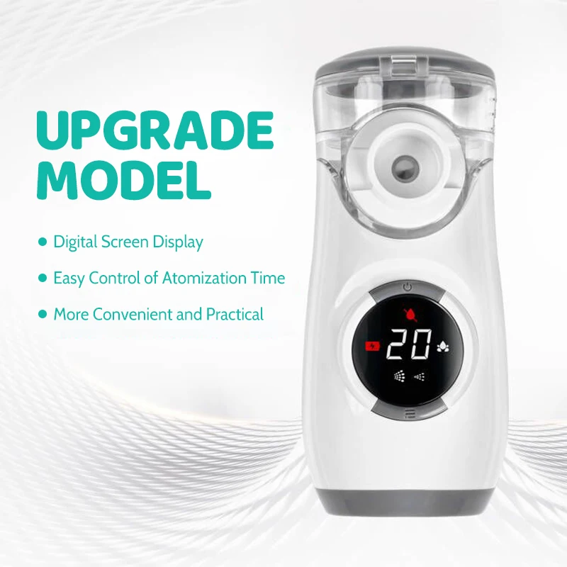 Factory Price OEM ABS Automatic cleaning function Mini Low Noise Compressor Nebulizer for home hospital