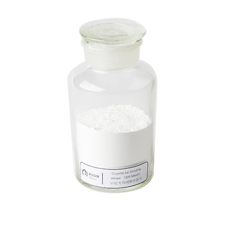 high purity white powder raw material Cryolite for Grinding Wheel