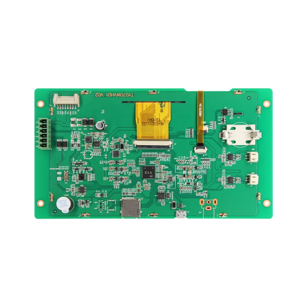 TDO 7.0 inch 800*480 TN HMI Screen UART Serial TFT LCD display Module for Arduino/STM/ESP with RS485/ RS232/ TTL Interface