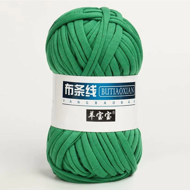 Supplier cotton knitting thick t-shirt Hand Knitting, Weaving, crocheting  t shirt cloth yarn for handmade bag ribbon   yarn