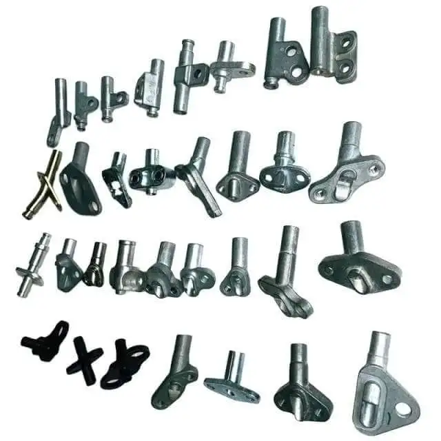 Metal end fittings for steel wire rope and auto control cable components