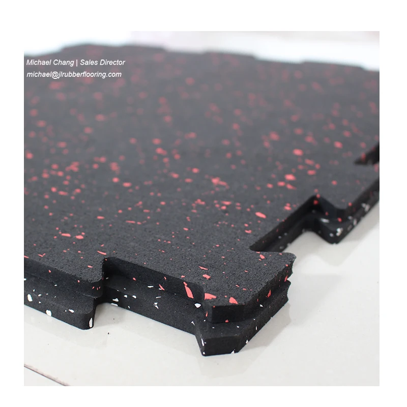 Gym fitness center crossfit jigsaw Interlocking epdm floor rubber sheet
