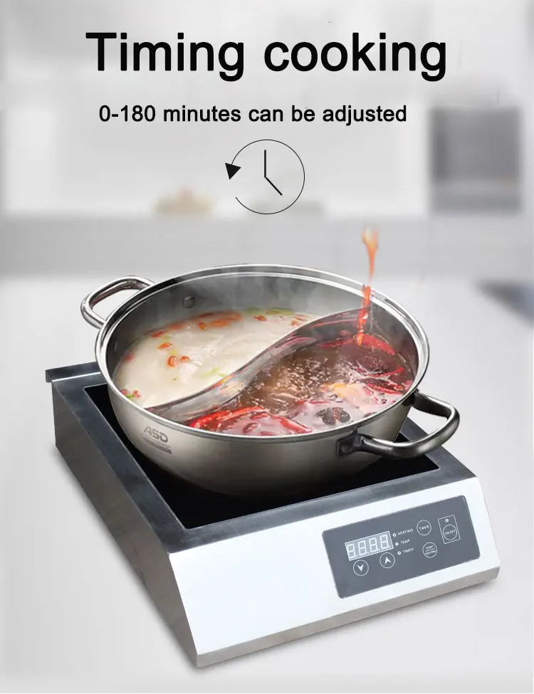 Multi-functional Electric Induction Stove Commercial Stainless Steel China Induction Cooker Machine