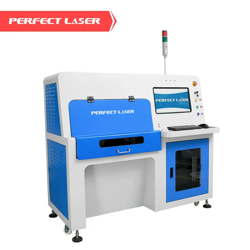 Perfect Laser 20W 50W Wafer Fiber Laser Scribing Cutting Machine for Solar Cell Polycrystalline Silicon