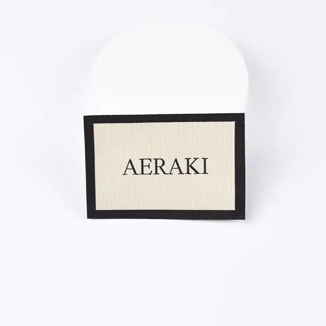Oeko-Tex Standard Certification Custom Printed Woven Labels Clothes Vintage Clothing Neck Woven Labels Etiquetas Para Ropa