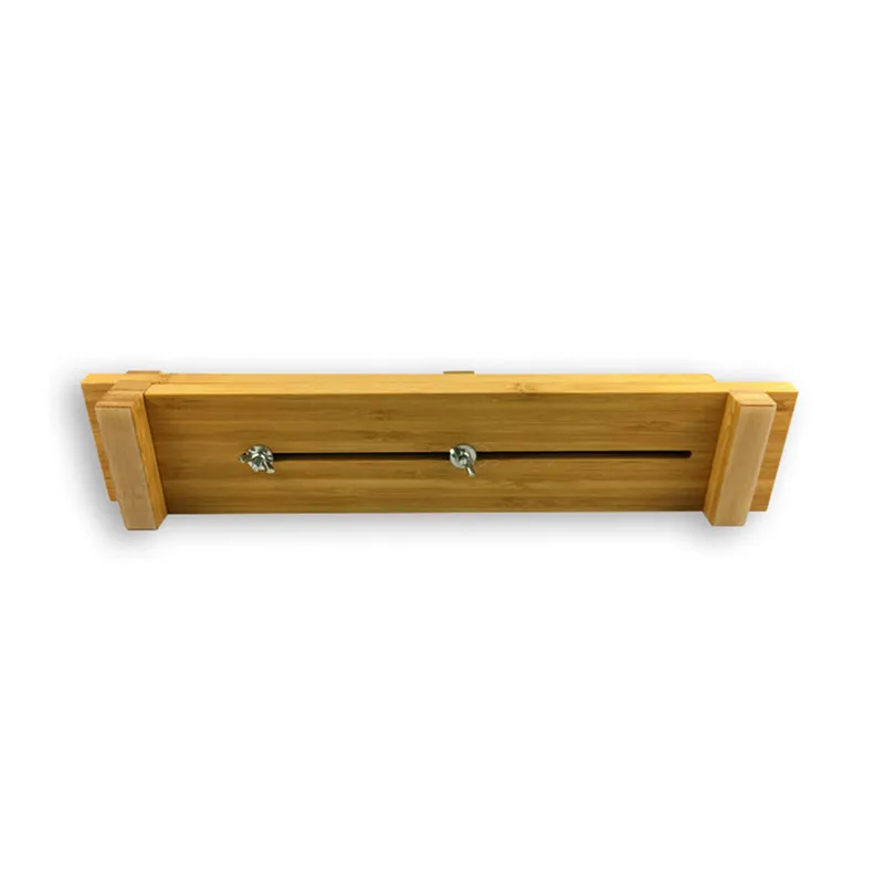 
hand made professional Bamboo Knife Sharpening Stone Sink Bridge Holder kitchen 