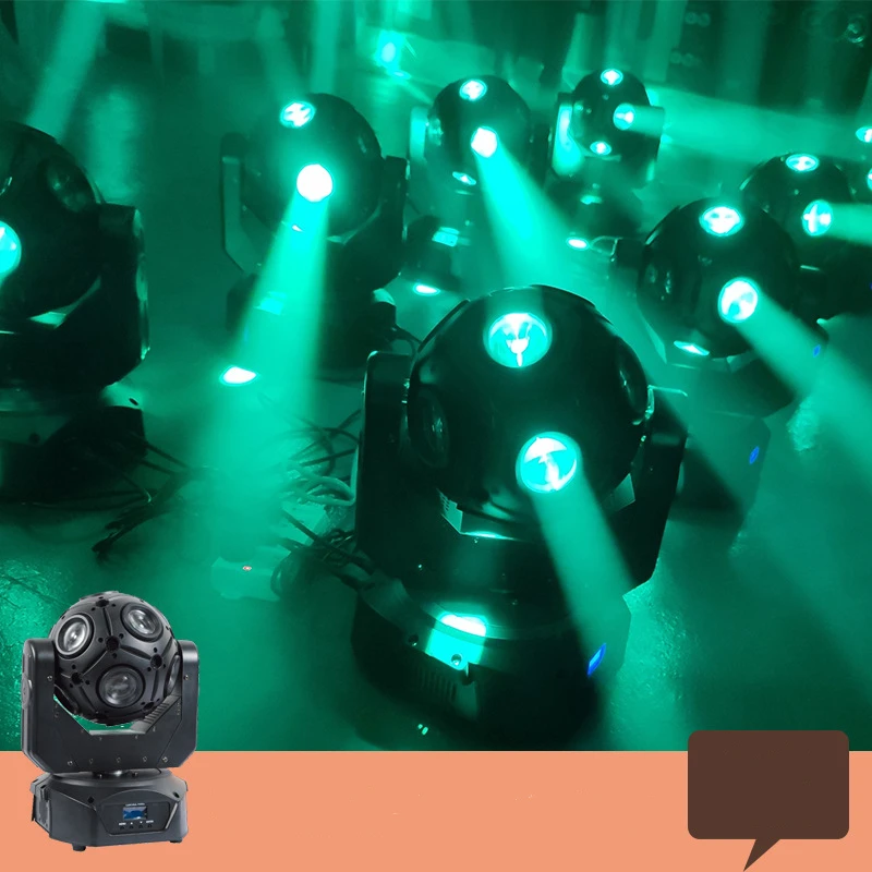 12pcs 12W RGBW  4in1 LED ball beam light unlimited PAN/TILT movement Dj Disco Light