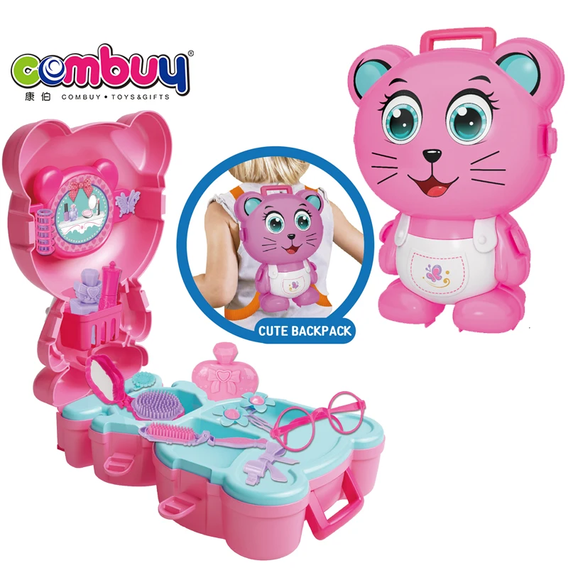 Cats shape series girls pretend play game kit makeup toy set
