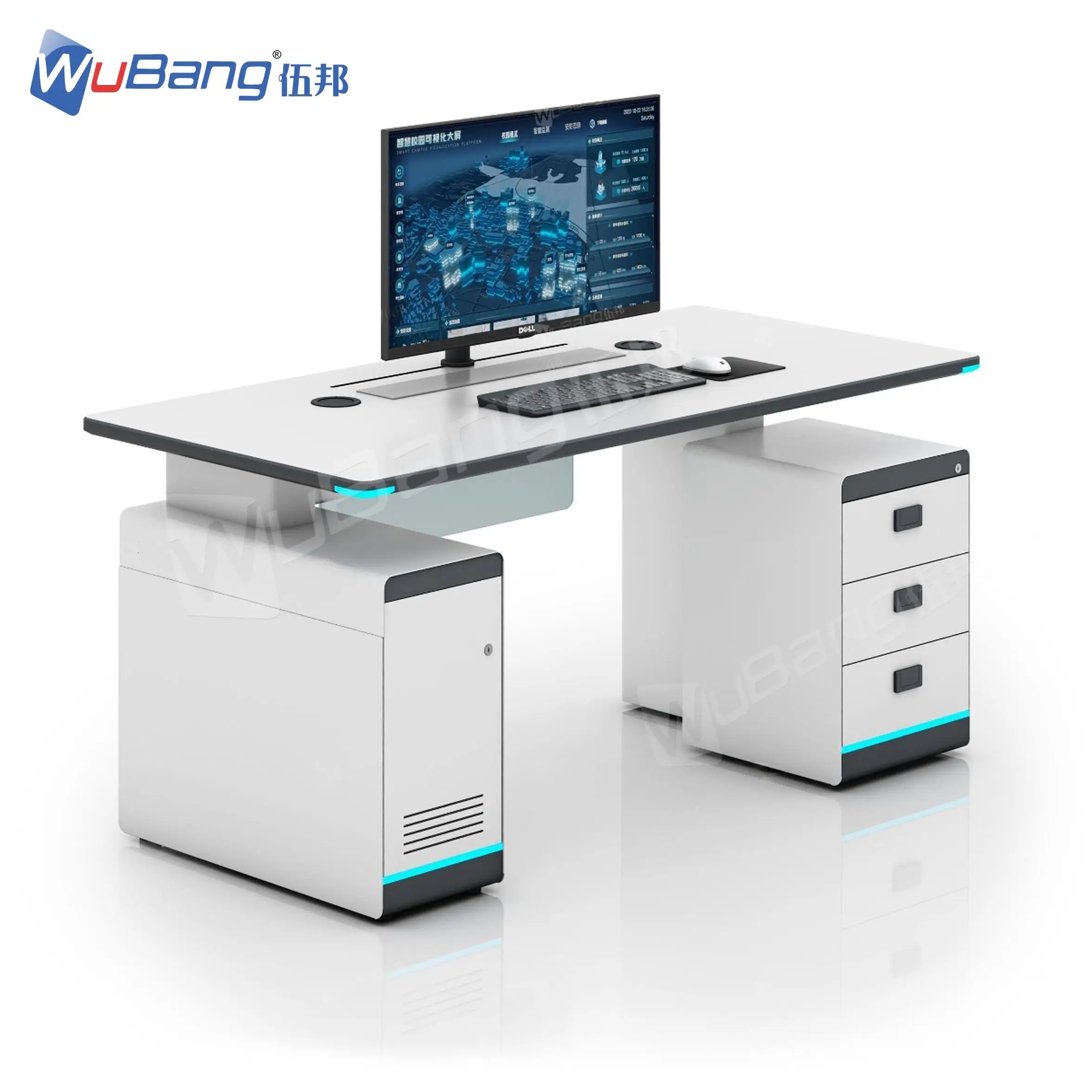 Control Consoles Room Furniture Workstation Desk Command Console Operation Room Consoles For Security Operations Centers
