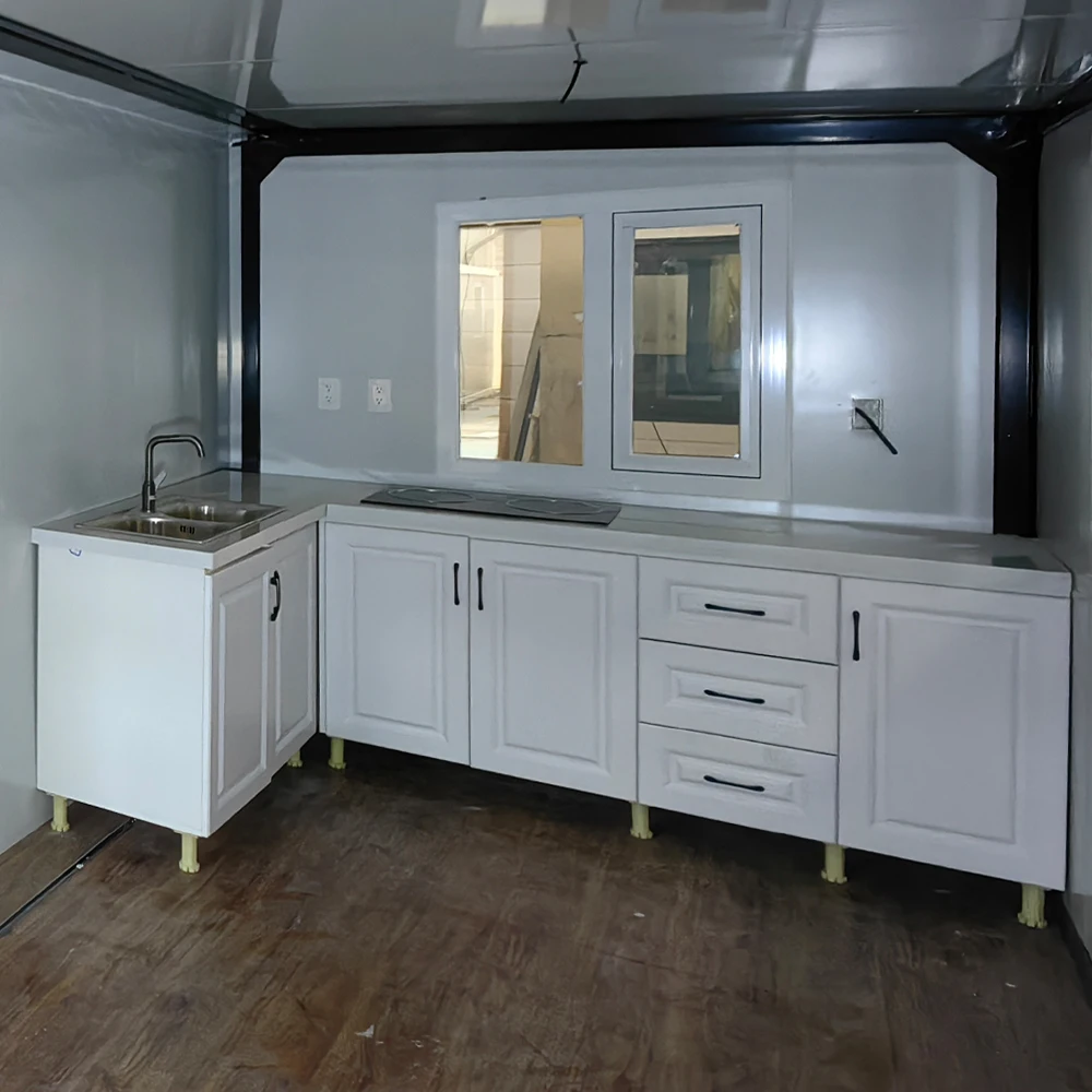 Luxury Villa Expandable Container House With Balcony And Pitched Roof Beautiful And Cosy 2 Bedroom Bathroom Kitchen Equipped