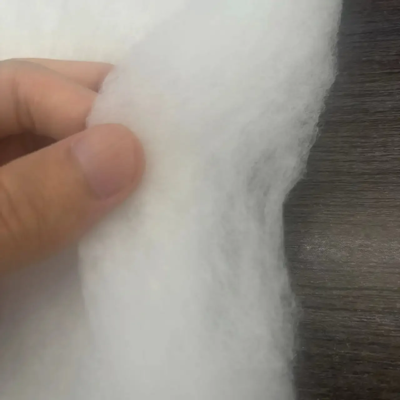 Hight Quality Soft Dacron Fiber Polyester PET Wadding Fabric Padding For Quilt