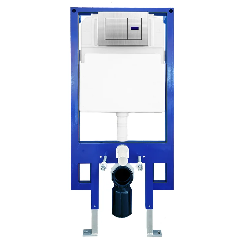 New Smart Toilet Wall Hung Slim Dual Flush Cistern Conceal Tank Flush Fittings Concealed Cistern