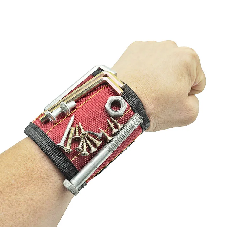 Прямая поставка под заказ, портативные супер сильные магниты, держатель винтов, инструменты, магнитный браслет