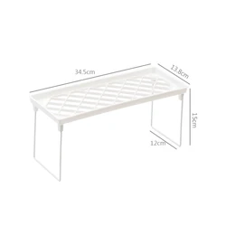 Home Organizer Storage Shelf Space Saving Decoration Foldable For Kitchen Convenience Desk Organization Kitchen Accessories