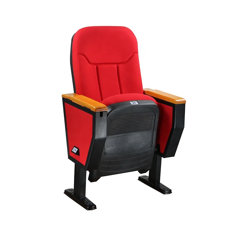 Дешевая цена, лекционное деревянное классическое театральное кресло для сидения и зрительного зала с блокнотом