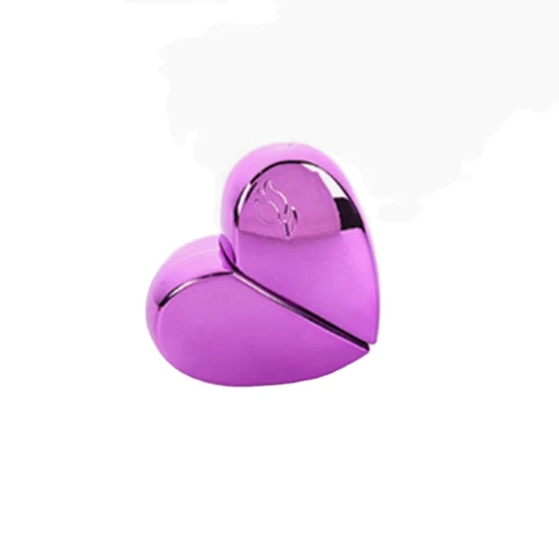 25ml Heart-Shaped Perfume Bottle Glass Aluminum/UV Coated Perfume Bottle for Cosmetic Packaging