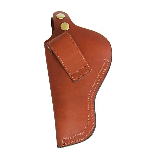 Premium Quality Black and Brown Universal Genuine Leather Gun Holster